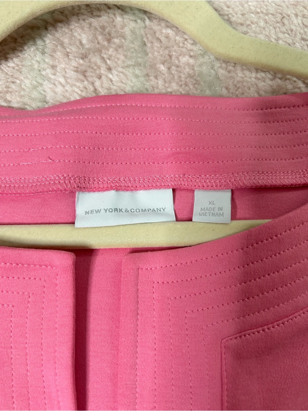 New York & Company Sleeveless Bubblegum Pink Shift Tank Dress Cotton Size XL - Picture 3 of 13
